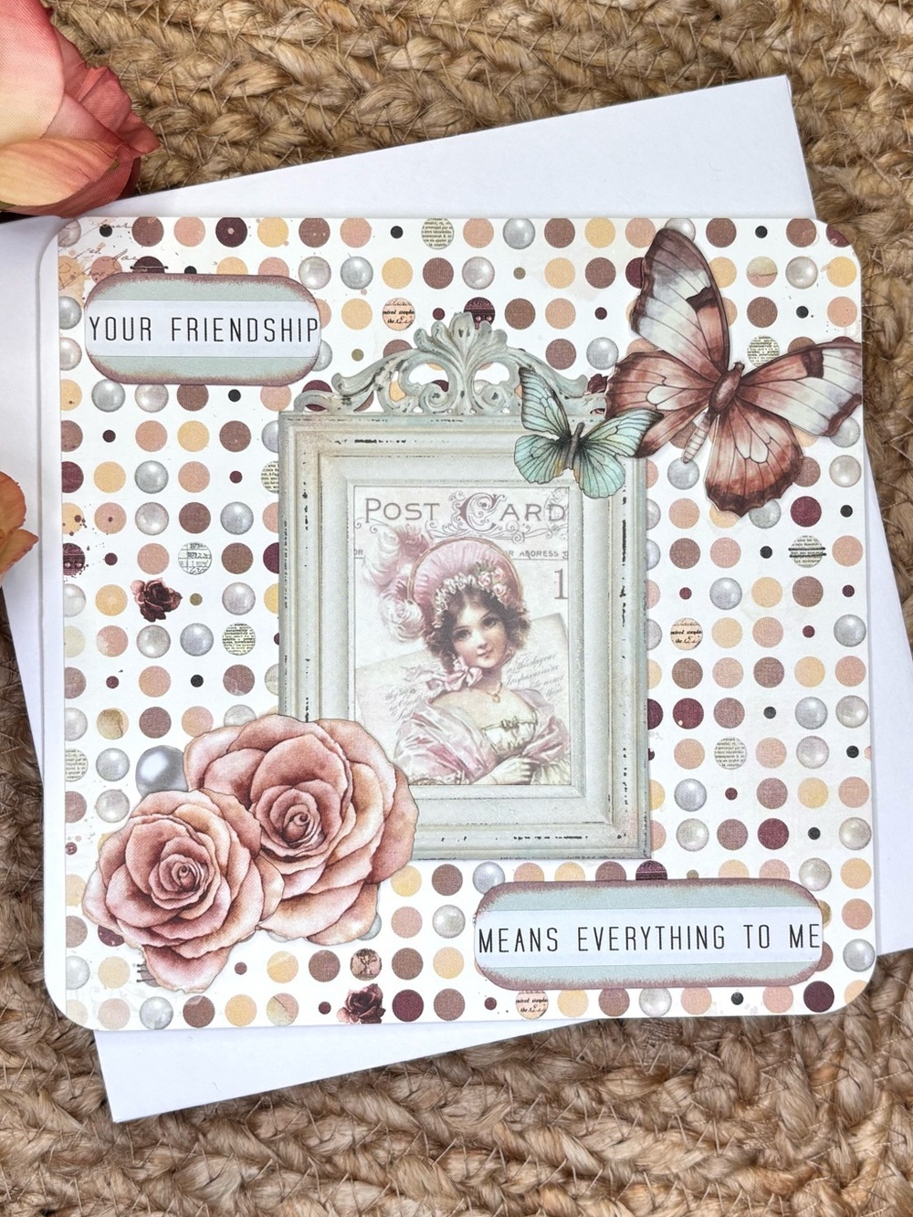 Handmade Friendship Greeting Card